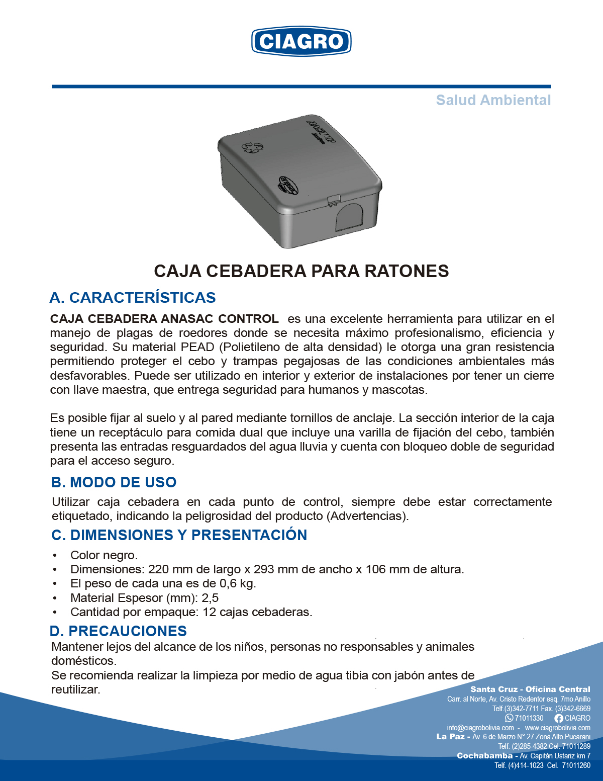 Caja Cebadora