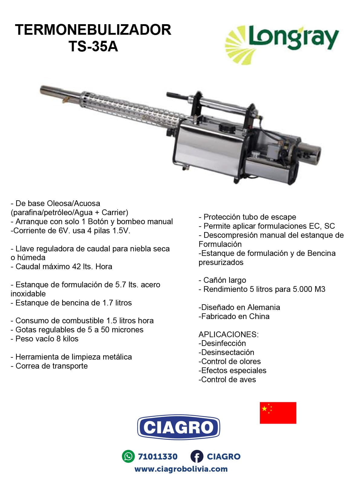 Termonebulizador TS-35A