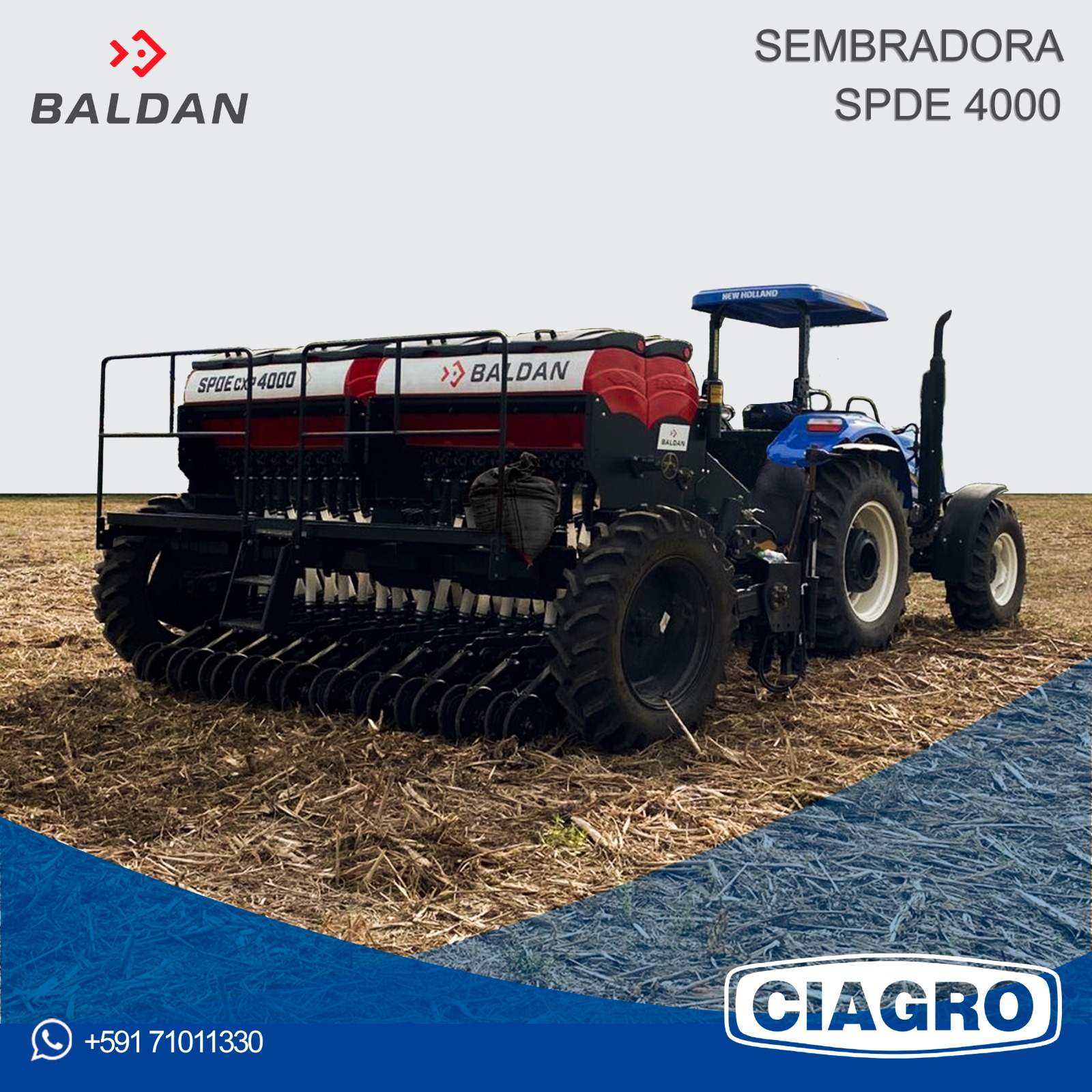 Sembradora SPDE de Baldan